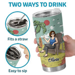 Custom Name Retirement Gifts for Women - Personalized Tumbler