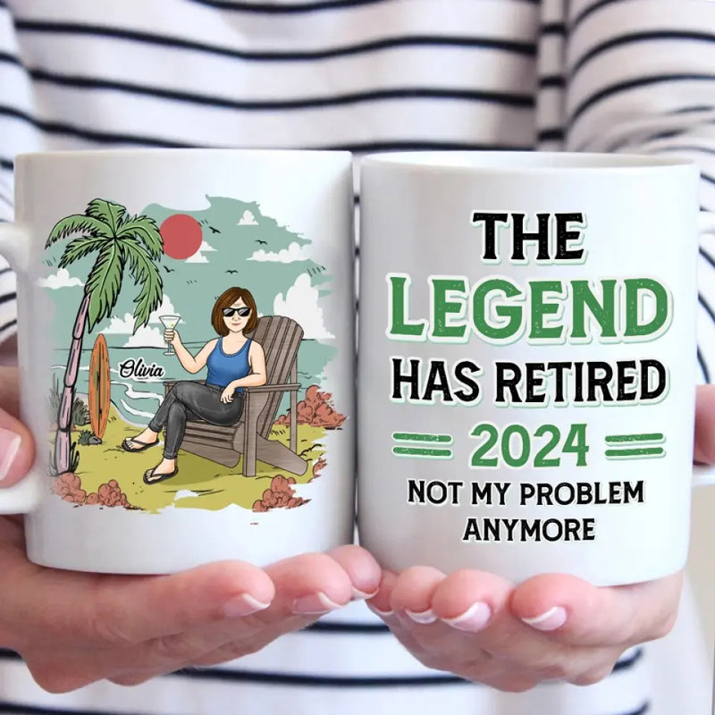 Custom Name Retirement Gifts for Women - Personalized Mugs