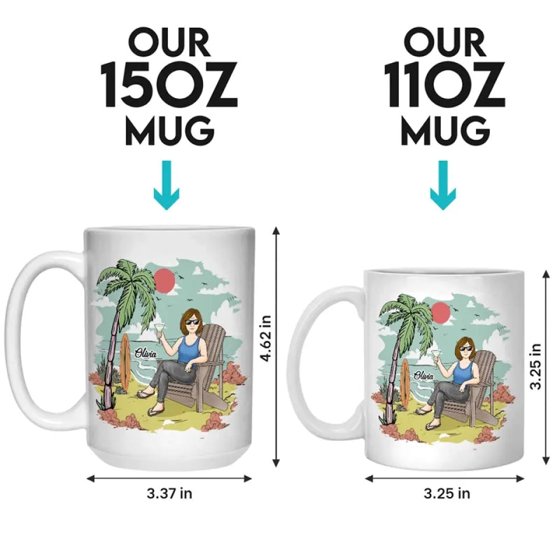 Custom Name Retirement Gifts for Women - Personalized Mugs
