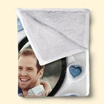 Custom Photo Best Dad Gifts for Fathers - Personalized Blanket
