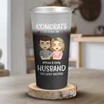 Custom Name Funny Husband Gift - Personalized Aluminum Changing Color Cup