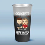 Custom Name Funny Husband Gift - Personalized Aluminum Changing Color Cup