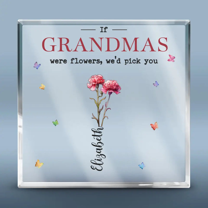A Mother Is A Mother Still, The Holiest Thing Alive - Family Personalized Custom Square Shaped Acrylic Plaque - Gift For Mom, Grandma
