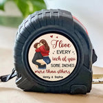 Custom Name Funny Love Gifts for Couples - Personalized Measure Tape