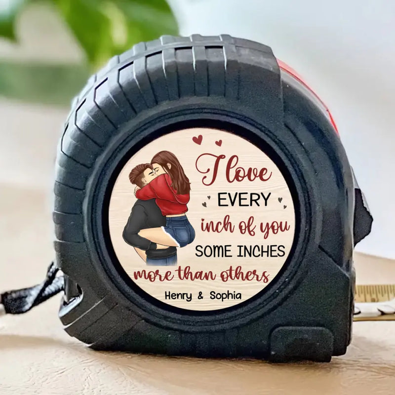 Custom Name Funny Love Gifts for Couples - Personalized Measure Tape