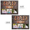 Custom Photo Family Is Where Love Begins - Family Personalized Custom Jigsaw Puzzle - Father's Day, Gift For Family Dad, Grandpa