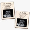 Custom Photo Can't Wait To Meet You - Family Personalized Custom Magnet Photo - Gift For Family Members