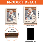 Custom Baby Photo Birth Announcement Gifts - Personalized Magnetic Photo