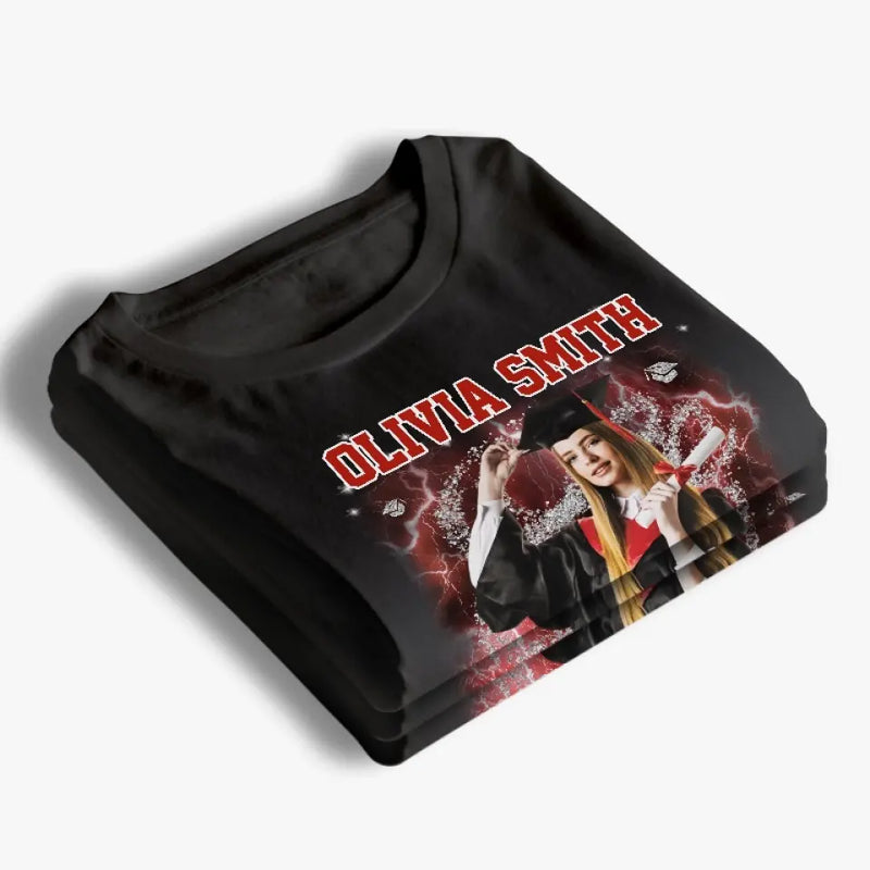 Custom Photo Time To Start A New Chapter - Family Personalized Custom Unisex T-shirt, Hoodie, Sweatshirt - Graduation Gift For Family Members, Siblings, Brothers, Sisters