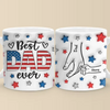 You Have To Deserve Your Father’s Love - Family Personalized Custom 3D Inflated Effect Printed Mug - Father's Day, Gift For Dad