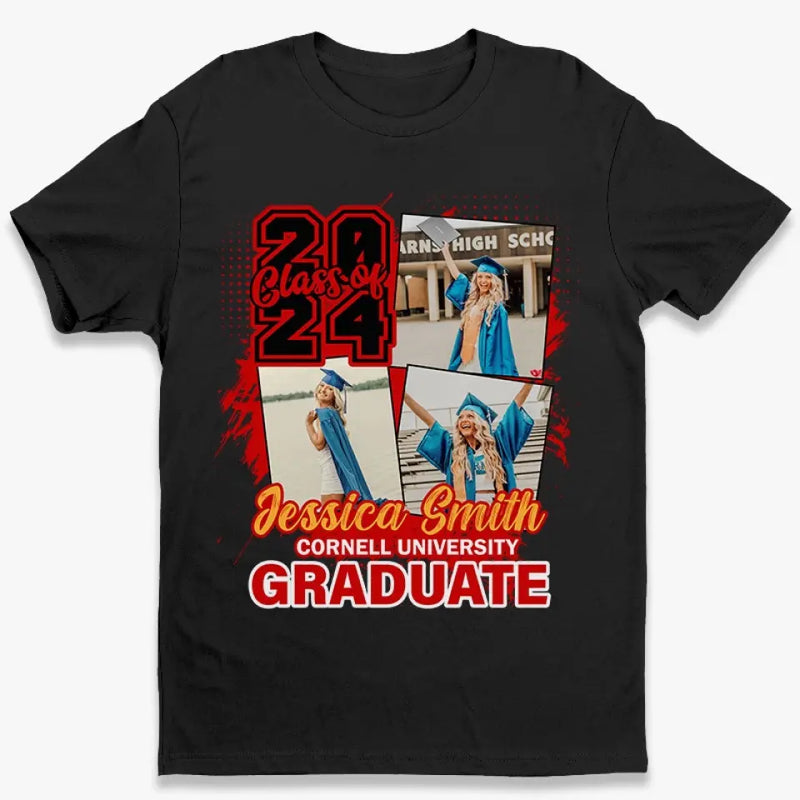 Custom Photo Name Graduation Gifts - Personalized Apparel