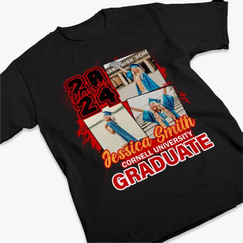 Custom Photo Name Graduation Gifts - Personalized Apparel