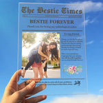 Custom Photo Best Friend Gifts for Women - Personalized Acrylic Plaque