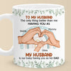 Thank You For Showing Your Love To Us - Couple Personalized Custom Mug - Gift For Husband Wife, Anniversary