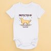 Protected By The Loyal Guardian - Dog Personalized Custom Baby Onesie - Baby Shower Gift, Gift For Pet Owners, Pet Lovers