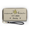 We Have The Best Nana Ever - Family Personalized Custom Leather Long Wallet - Mother's Day, Gift For Mom, Grandma