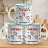 We Used To Live In Your Balls - Family Personalized Custom 3D Inflated Effect Printed Mug - New Arrival, Father's Day, Gift For Dad, Grandpa AMZ