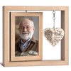 Not A Day Goes By That You Are Not Missed - Memorial Personalized Custom Rotating Wooden Picture Frame - Sympathy Gift For Family Members