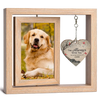 It's Hard To Say Goodbye To You - Memorial Personalized Custom Rotating Wooden Picture Frame - Sympathy Gift For Pet Owners, Pet Lovers