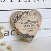 It's Hard To Say Goodbye To You - Memorial Personalized Custom Rotating Wooden Picture Frame - Sympathy Gift For Pet Owners, Pet Lovers