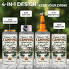 Life Is A Journey, Not A Destination, Enjoy The Moments - Camping Personalized Custom 4 In 1 Can Cooler Tumbler - Gift For Couple, Husband Wife, Camping Lovers