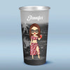 Summertime Is Calling - Bestie Personalized Custom Aluminum Changing Color Cup - Summer Vacation Gift For Best Friends, BFF, Sisters