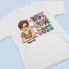 Wife, Mom, Boss - Family Personalized Custom Unisex T-shirt, Hoodie, Sweatshirt - Gift For Mom