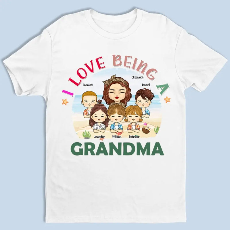 A Grandmother Is A Safe Haven - Family Personalized Custom Unisex T-shirt, Hoodie, Sweatshirt - Gift For Grandma