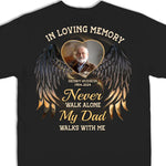 Custom Photo Memorial Angel Wings - Personalized Apparel