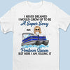 It's Pontoon Time - Family Personalized Custom Unisex T-shirt, Hoodie, Sweatshirt - Gift For Family Members, Pontoon Lovers