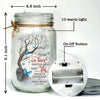 They Fly Beside Us Everyday - Memorial Personalized Custom Mason Jar Light - Sympathy Gift For Family Members