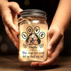 Custom Photo You Made Our Lives Whole - Memorial Personalized Custom Mason Jar Light - Sympathy Gift For Pet Owners, Pet Lovers