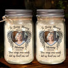 Custom Photo Forever In Our Hearts - Memorial Personalized Custom Mason Jar Light - Sympathy Gift For Family Members