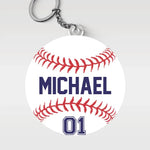 Custom Name Baseball Gifts for Players - Personalized Acrylic Keychain