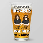 Custom Name Funny Best Friend Gifts - Personalized Beer Glass
