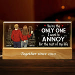 Custom Couple Name Anniversary Gifts - Personalized Acrylic Letters Night Light