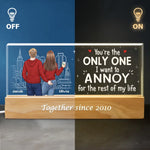Custom Couple Name Anniversary Gifts - Personalized Acrylic Letters Night Light