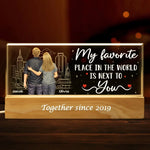 Custom Name Romantic Couple Gifts - Personalized Acrylic Letters Night Light