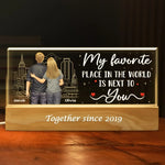 Custom Name Romantic Couple Gifts - Personalized Acrylic Letters Night Light