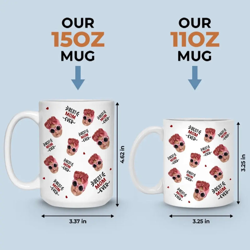 Custom Photo Best Mom Gifts - Personalized Mugs