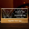 The Best Thing To Hold Onto In Life Is Each Other - Couple Personalized Custom Acrylic Letters 3D LED Night Light - Gift For Husband Wife, Anniversary