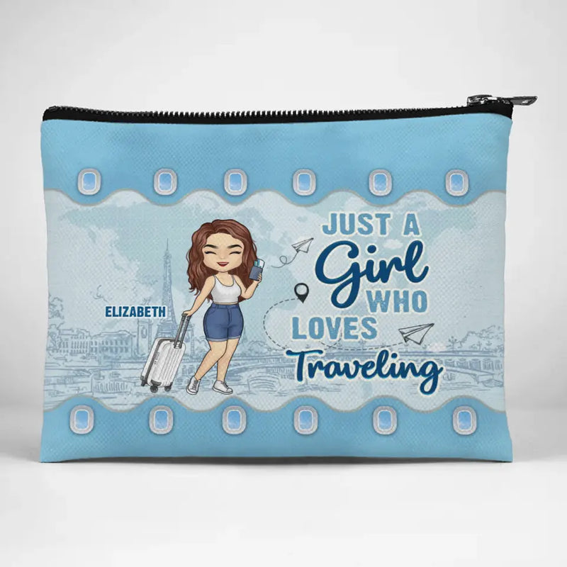 Custom Name Travel Gifts for Women - Personalized Cosmetic Bag