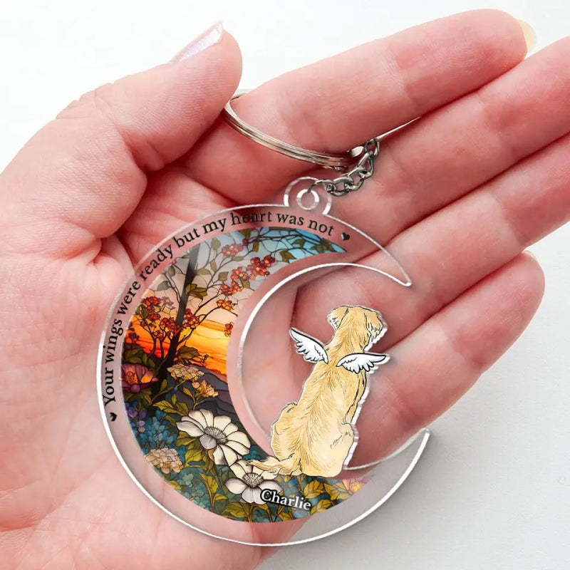 Custom Name Pet Memorial Gifts - Personalized Acrylic Keychain