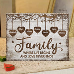 Custom Name Family Gifts - Personalized Building Brick Blocks