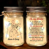 Life Is Better With True Friends - Bestie Personalized Custom Mason Jar Light - Gift For Best Friends, BFF, Sisters