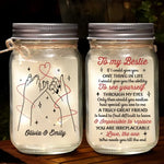 Custom Name Best Friend Gifts - Personalized Mason Jar Light