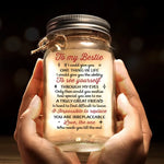 Custom Name Best Friend Gifts - Personalized Mason Jar Light
