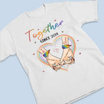 Custom Name Together Since Anniversary Gifts for Couples - Personalized Apparel