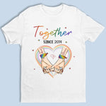 Custom Name Together Since Anniversary Gifts for Couples - Personalized Apparel