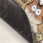Funny Cat Alcohol Cat Treats Gifts for Cat Lovers - Shaped Doormat